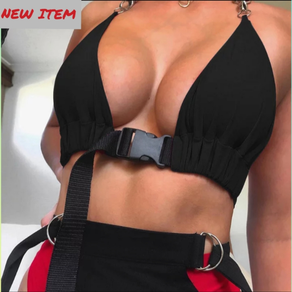 🖤 Fashion Halter Top - BLACK